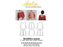 Französische Papier-Schnittmuster Ikatee - Oberteil MASHA Mum - Damen
