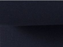 Bündchen gerippt - uni nachtblau