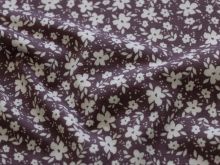 Jersey - Blumenvielfalt - mauve