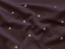 Jersey - Vogelschwärme - mauve