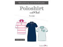 Papier-Schnittmuster Fadenkäfer - Poloshirt und Kleid - Kinder