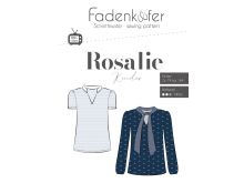 Papier-Schnittmuster Fadenkäfer - Schluppen-Bluse Rosalie - Kinder