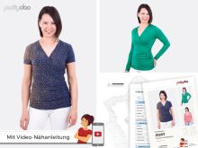 Schnittmuster by pattydoo Wickelshirt JESSY - Damen